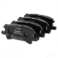 Тормозные колодки дисковые, комплект BREMBO 239 67 P 83 068 801003 7897D996 - Изображение 3