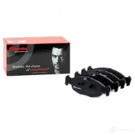 Тормозные колодки дисковые, комплект BREMBO P 59 011 800621 21353 2054 7 - Изображение 2