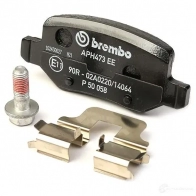 Тормозные колодки дисковые, комплект BREMBO P 50 058 23 138 800403 8467D1358 - Изображение 5