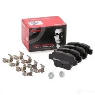 Тормозные колодки дисковые, комплект BREMBO 800763 24 737 D16218833 P 61 100 - Изображение 2