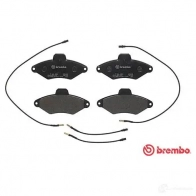 Тормозные колодки дисковые, комплект BREMBO 800715 216 31 P 61 052 SJ1WK - Изображение 3