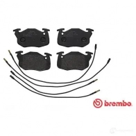 Тормозные колодки, комплект BREMBO 2 0905 20906 800762 p61099 - Изображение 3