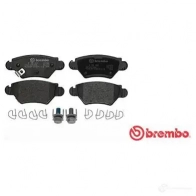 Тормозные колодки дисковые, комплект BREMBO 2325 8 800637 P 59 031 23259 - Изображение 5