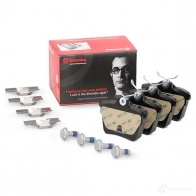 Тормозные колодки дисковые, комплект BREMBO P 61 079 800742 24 135 8685D1486 - Изображение 2