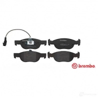 Тормозные колодки дисковые, комплект BREMBO 799890 2193 0 P 23 057 21931 - Изображение 3