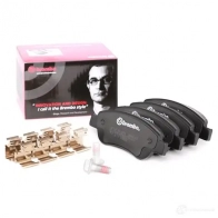 Тормозные колодки дисковые, комплект BREMBO D443E 2395 9 P 61 081 800744 - Изображение 2
