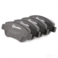 Тормозные колодки дисковые, комплект BREMBO D443E 2395 9 P 61 081 800744 - Изображение 3