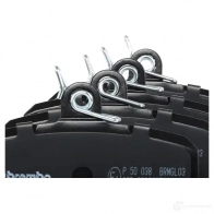 Тормозные колодки дисковые, комплект BREMBO P 50 038 219 99 800383 23002 - Изображение 4