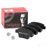 Тормозные колодки дисковые, комплект BREMBO 800743 2415 0 D16218833 P 61 080 - Изображение 2