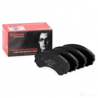 Тормозные колодки дисковые, комплект BREMBO P 54 029 2348 8 7429D550 800510 - Изображение 2