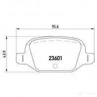 Тормозные колодки дисковые, комплект BREMBO 799895 D16178742 2360 1 P 23 064 - Изображение 5
