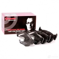 Тормозные колодки дисковые, комплект BREMBO 23 926 P 06 038 23927 799710 - Изображение 2