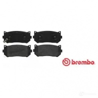 Тормозные колодки дисковые, комплект BREMBO 234 55 23456 800150 P 30 008 - Изображение 3