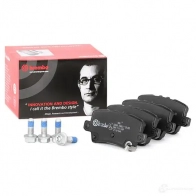 Тормозные колодки дисковые, комплект BREMBO 24 086 24518 800118 P 28 038 - Изображение 2