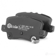 Тормозные колодки дисковые, комплект BREMBO 24 086 24518 800118 P 28 038 - Изображение 5