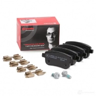Тормозные колодки дисковые, комплект BREMBO P 68 041 800868 D18209056 2 4820 - Изображение 2