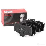 Тормозные колодки дисковые, комплект BREMBO 2167 9 21680 P 83 009 800951 - Изображение 2