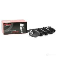 Тормозные колодки дисковые, комплект BREMBO 24254 P 50 068 24 253 800413 - Изображение 2