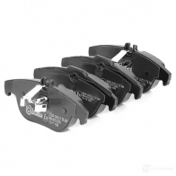 Тормозные колодки дисковые, комплект BREMBO 24254 P 50 068 24 253 800413 - Изображение 3
