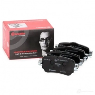 Тормозные колодки дисковые, комплект BREMBO 2 5965 800605 P 56 098 25966 - Изображение 2