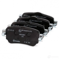 Тормозные колодки дисковые, комплект BREMBO 2 5965 800605 P 56 098 25966 - Изображение 4
