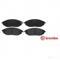 Тормозные колодки дисковые, комплект BREMBO 2526 8 25269 799791 P 10 054 - Изображение 3