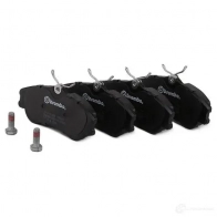 Тормозные колодки дисковые, комплект BREMBO 800732 MVVQA8F 23 346 P 61 069 - Изображение 3