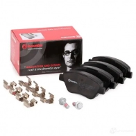 Тормозные колодки дисковые, комплект BREMBO 2 3982 24288 800655 P 59 051 - Изображение 2