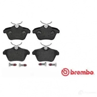 Тормозные колодки дисковые, комплект BREMBO 8676D1477 P 23 067 799898 21 606 - Изображение 5