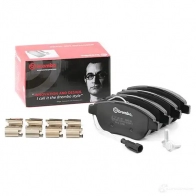 Тормозные колодки дисковые, комплект BREMBO P 23 087 799918 23709 2 3708 - Изображение 2