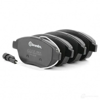 Тормозные колодки дисковые, комплект BREMBO P 23 087 799918 23709 2 3708 - Изображение 3