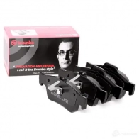 Тормозные колодки дисковые, комплект BREMBO 800397 23 334 P 50 052 23335 - Изображение 2