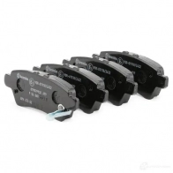 Тормозные колодки дисковые, комплект BREMBO 800579 2424 0 24242 P 56 060 - Изображение 3