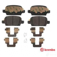 Тормозные колодки, комплект BREMBO 8742D1533 800642 23 284 p59037 - Изображение 8