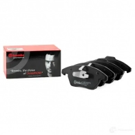 Тормозные колодки дисковые, комплект BREMBO 24153 2 3589 800739 P 61 076 - Изображение 2