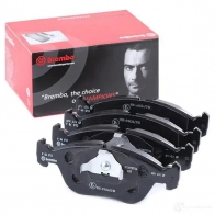 Тормозные колодки дисковые, комплект BREMBO P 86 013 21274 2 1273 801225 - Изображение 2