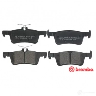 Тормозные колодки дисковые, комплект BREMBO 2584 1 25842 P 61 121 800784 - Изображение 3
