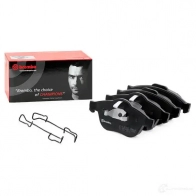 Тормозные колодки дисковые, комплект BREMBO P 68 032 800861 23248 2324 5 - Изображение 2