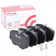 Тормозные колодки дисковые, комплект BREMBO P 59 016 2 1368 7516D638 800624 - Изображение 2