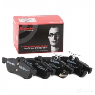 Тормозные колодки дисковые, комплект BREMBO 25054 P 28 070 2 4574 800136 - Изображение 2