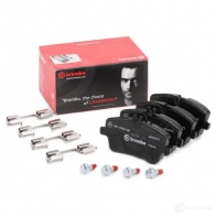Тормозные колодки дисковые, комплект BREMBO 231 44 P 50 046 800391 23145 - Изображение 2