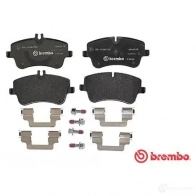 Тормозные колодки дисковые, комплект BREMBO 231 44 P 50 046 800391 23145 - Изображение 6