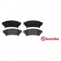 Тормозные колодки дисковые, комплект BREMBO 801054 D13918841 255 25 P 83 132 - Изображение 3