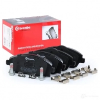 Тормозные колодки дисковые, комплект BREMBO P 59 036 23226 2 3225 800641 - Изображение 3