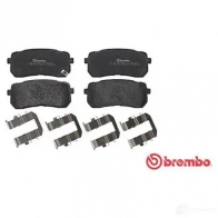 Тормозные колодки дисковые, комплект BREMBO P 30 035 24600 24 599 800177 - Изображение 6