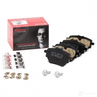 Тормозные колодки дисковые, комплект BREMBO 25 839 800785 25840 P 61 122 - Изображение 2