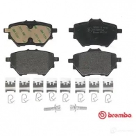 Тормозные колодки дисковые, комплект BREMBO 25 839 800785 25840 P 61 122 - Изображение 6