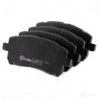 Тормозные колодки дисковые, комплект BREMBO P 78 010 800909 235 58 23559 - Изображение 3