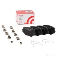 Тормозные колодки дисковые, комплект BREMBO P 49 020 800319 233 54 7513D635 - Изображение 2