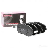 Тормозные колодки дисковые, комплект BREMBO 23866 2386 5 800912 P 78 013 - Изображение 2